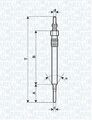 MAGNETI MARELLI 062900061304 Glühkerze für AUDI,PORSCHE,SEAT,SKODA,VW