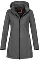 A. Salvarini Damen Softshell Funktions Outdoor Regen Jacke Sport lang AS131