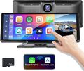 9,3 Zoll Tragbares Autoradio Wireless Apple Carplay & Android Auto Mit Dashcam