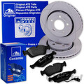 ATE PowerDisc BREMSSCHEIBEN 288mm+CERAMIC BELÄGE VORNE für AUDI A4 B5 8D+EXEO