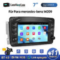 Autoradio GPS Android für Mercedes-Benz W203 Vito W639 W168 Vaneo CLK W209 W210