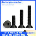 12.9 Senkkopfschrauben DIN 7991 Innensechskant M1.6 M2 M3 M4 M5 M6 M8 M10 M12