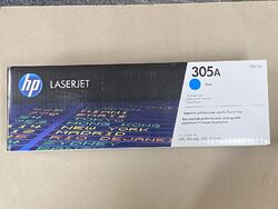 original HP Toner 305a CE411A Cyan OVP Rechnung LaserJet Pro 300/400