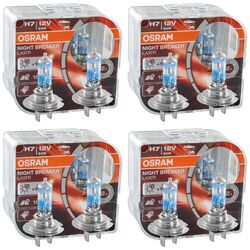 4x OSRAM NIGHT BREAKER LASER H7 DuoBox 1500 lm 64210NL-HCB Glühbirnen