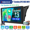 1+32G Apple Carplay Android 13 Autoradio Für Hyundai i30 2012-2016 GPS +KAM WIFI