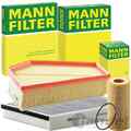 MANN FILTER INSPEKTIONSPAKET passend für VOLVO V40 525 526 D3 D4 -03.15 BJ