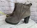 Paul Green Stiefelette hoher Absatz Grau Ton Damen Schuhe Gr. 42 (3 952)