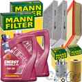 MANN INSPEKTIONSPAKET+10L MANNOL 5W-30 ÖL passend für 2.0 dCi RENAULT LAGUNA III