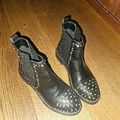 Kurt Geiger Boots Stiefelette Schmucksteine Glitzer Schuhe Gr. 38 Sehr gut erh.