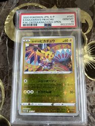 PSA 10 Kanazawa's Pikachu Holo #147/S-P Pokemon Center Eröffnung Promo-Karte