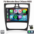 9" Android 13 Autoradio 1+32G Für Mercedes Benz C-Klasse W203 GPS Navi WiFi +Kam