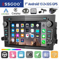 Android 13 Autoradio Carplay GPS WIFI KAM BT Für Opel Zafira B Corsa C D Astra H