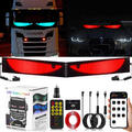 1/2x 60cm Lkw Devil's Eye Lampe LED-Bildschirm Auto-Augenlicht dynamisches Licht