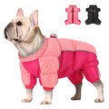 Hundemantel Wasserdicht Hundejacke Winter Reflektierend Hund Overall Gepolstert