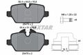 Textar 2547801 Bremsbelagsatz Scheibenbremse für Mini Paceman R61 12-16