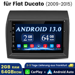 Für Fiat Ducato Peugeot Boxer DAB+ Carplay Autoradio Android 13 2+64G GPS SWC BT