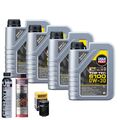 Motoröl 0W30 LIQUI MOLY Top Tec 6100 4L+HENGST Ölfilter +Spülung +Cera Tec