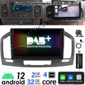 DAB+ Android12 CarPlay Autoradio GPS Navi 32G WIFI Für Opel Insignia A 2009-2013