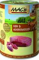 MACs Cat Rind & Hühnerherzen | 6x 400g Katzenfutter nass