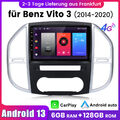 9" Autoradio Für Mercedes Benz Benz W639/Vito/Viano/W906 Android13 GPS DAB+ 128G