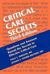 Critical Care Secrets von Polly E. Parsons | Buch | Zustand gutGeld sparen & nachhaltig shoppen!