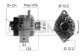 ERA Lichtmaschine Generator Lima 210664A für OPEL ASTRA GTC A04 L70 VECTRA Z02 2