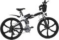 26'' Elektrofahrrad E Moutainbike 36V 10,4Ah E-Bike Pedelec Unisex E-mtb 21-Gang