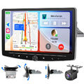 10" 64GB Android 13 DAB+ Autoradio 1 DIN GPS Navi WIFI Drehbar Bildschirm Kamera