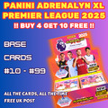 Panini Adrenalyn XL Premier League 2025 - 24/25 - Base Cards - Nr. 10 to No. 99