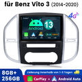 Autoradio Für Mercedes Vito 3 2014-2020 Carplay Android 13 GPS NAVI DAB+ 8+256G