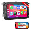 4+64GB Android 13 Carplay Autoradio GPS Carplay für VW GOLF Passat Touran Polo