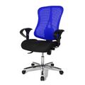 Topstar SU70U Bürodrehstuhl Sitness® 90 mit Netz-Rückenlehne - schwarz/blau