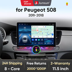  Für Peugeot 508 2011-2018 11.5''Carplay Android 13 Autoradio GPS Navi BT 4+64GB