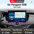  Für Peugeot 508 2011-2018 11.5''Carplay Android 13 Autoradio GPS Navi BT 4+64GB