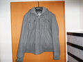 GOLDEN HORN Jacke zu Shirt Pullover Jeans Hose Herren Grau Kapuze Gr. XL 