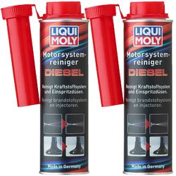 2x 300mL LIQUI MOLY MOTOR SYSTEM REINIGER DIESEL ADDITIV MOTORREINIGER ZUSATZ