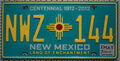 New Mexico USA Nummernschild auto-kennzeichen schild US License Plate [NWZ 144]