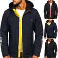 Winterjacke Skijacke Windjacke Sweatjacke Classic Sport Herren BOLF 4D4 Kapuze