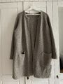 Strickjacke Cardigan von Triangle grau Gr. 46