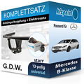 Für Mercedes B-Klasse 05- G.D.W. Anhängerkupplung starr + 13polig E-Satz AHK