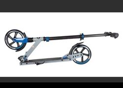 CRIVIT Aluminium-Scooter Big Wheel schwarz/blau 