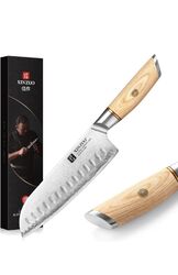 küchenmesser santoku Japan,              3 Lagen Stahl Damastmesser.