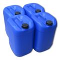 4 x 25 L Kanister blau Camping Outdoor Trinkwasserkanister lebensmittelecht.