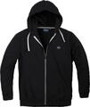 Sweat-Jacke mit Kapuze von Allsize in Übergrößen bis 8XL, schwarz