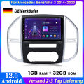 Für Mercedes Benz Vito W447 2014-2020 Autoradio GPS Navi Sat WIFI Android12 DAB+