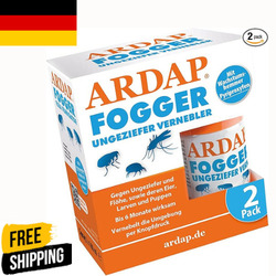 ARDAP Fogger 2 x 100ml - Effektiver Vernebler zur Ungeziefer- & Flohbekämpfung *