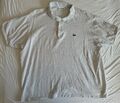 Lacoste Poloshirt Polo Shirt Weiß-Meliert FR8 US 3XL Kurzarm Classic Fit