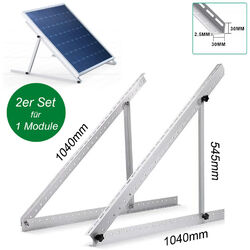 PV Solar Modul Halter Wand Dach Boden Balkonkraftwerk 41-46 Zoll 104-118CM