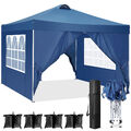 Pavillon 3x3 m Faltpavillon Wasserdicht Anti-UV Partyzelt Gartenzelt Festzelt