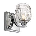 Elegante Badleuchte BOGAR Glas Schirm IP44 mit LED Wandlampe Badezimmer